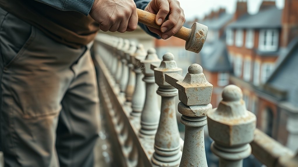 Balustrade Repair Thamesmead