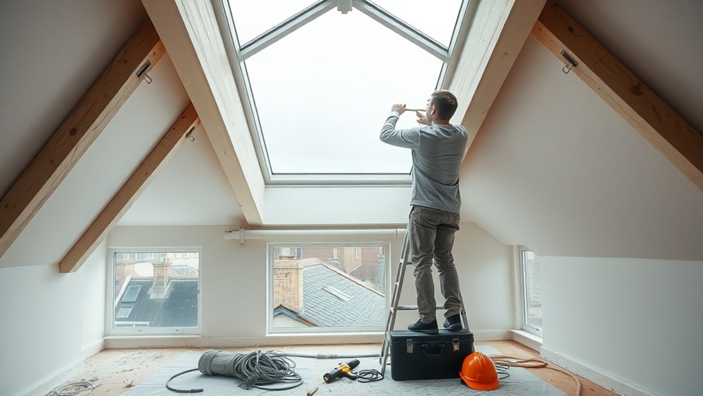 Electric Skylight Installation Thamesmead
