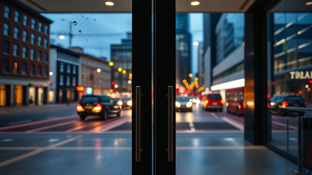 Glass Doors Belvedere