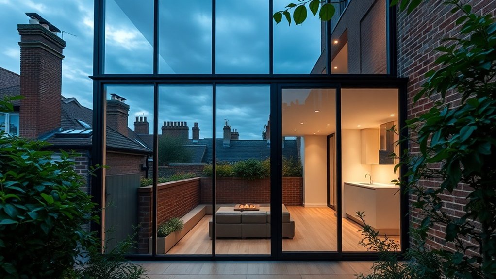 Glass Extension Walls Thamesmead