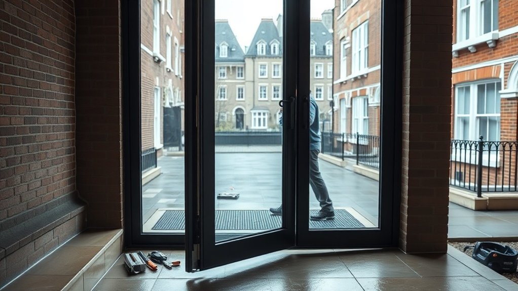 Pivot Door Installation Thamesmead