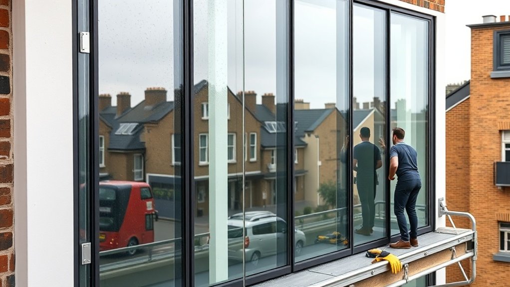 Polycarbonate to Glass Conversion Thamesmead