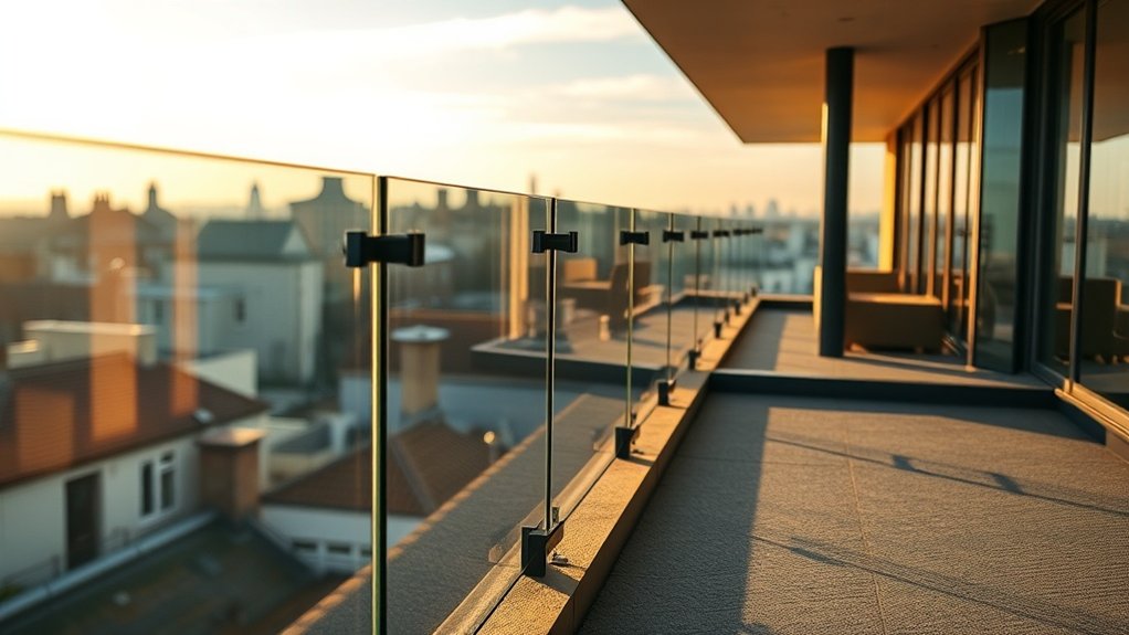 Terrace Glass Balustrades Thamesmead